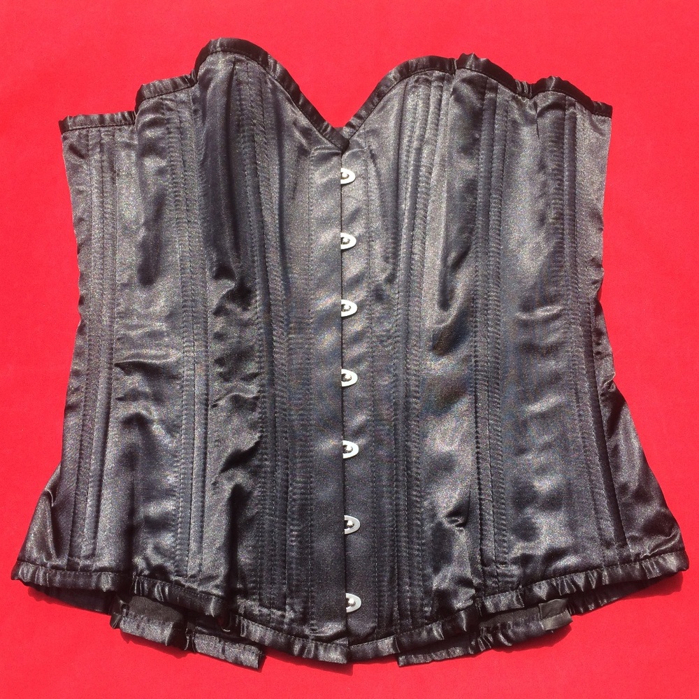 Lace-Up Overbust Corset Waist Cincher